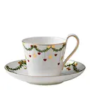 Star Fluted Christmas Kopp med Fat 27 cl