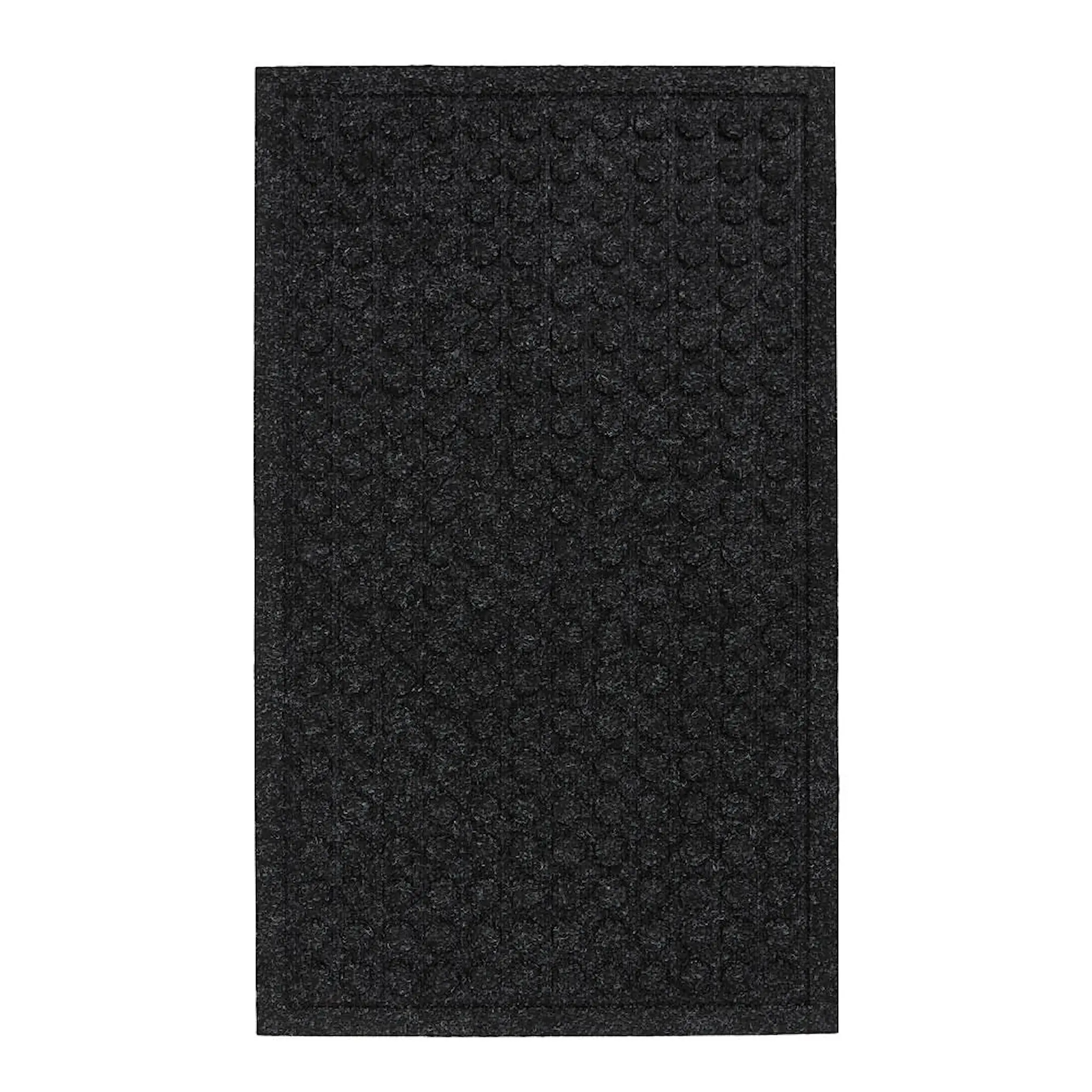 House Doctor Entry rektangulær dørmatte 75x45 cm svart