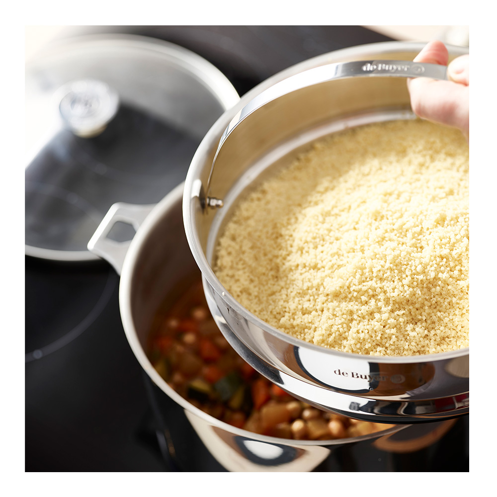 de Buyer Ånginsats 24 cm Rostfritt Stål