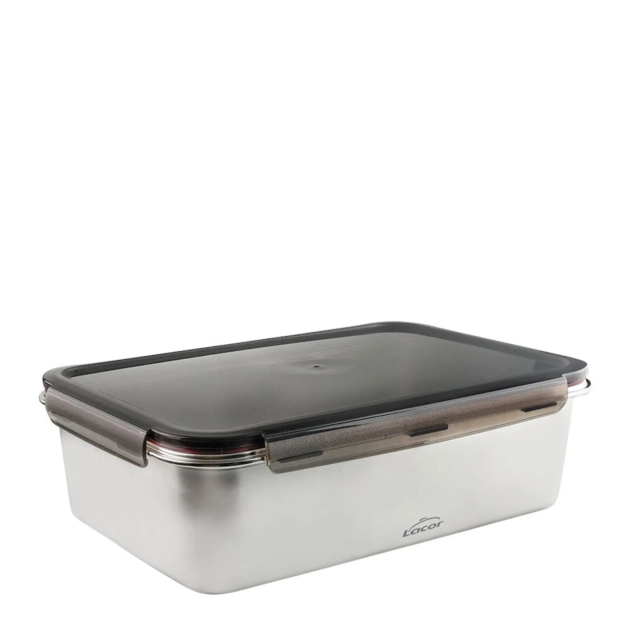 Lacor Matboks mikrobølgesikker tett lokk 6,6L stål