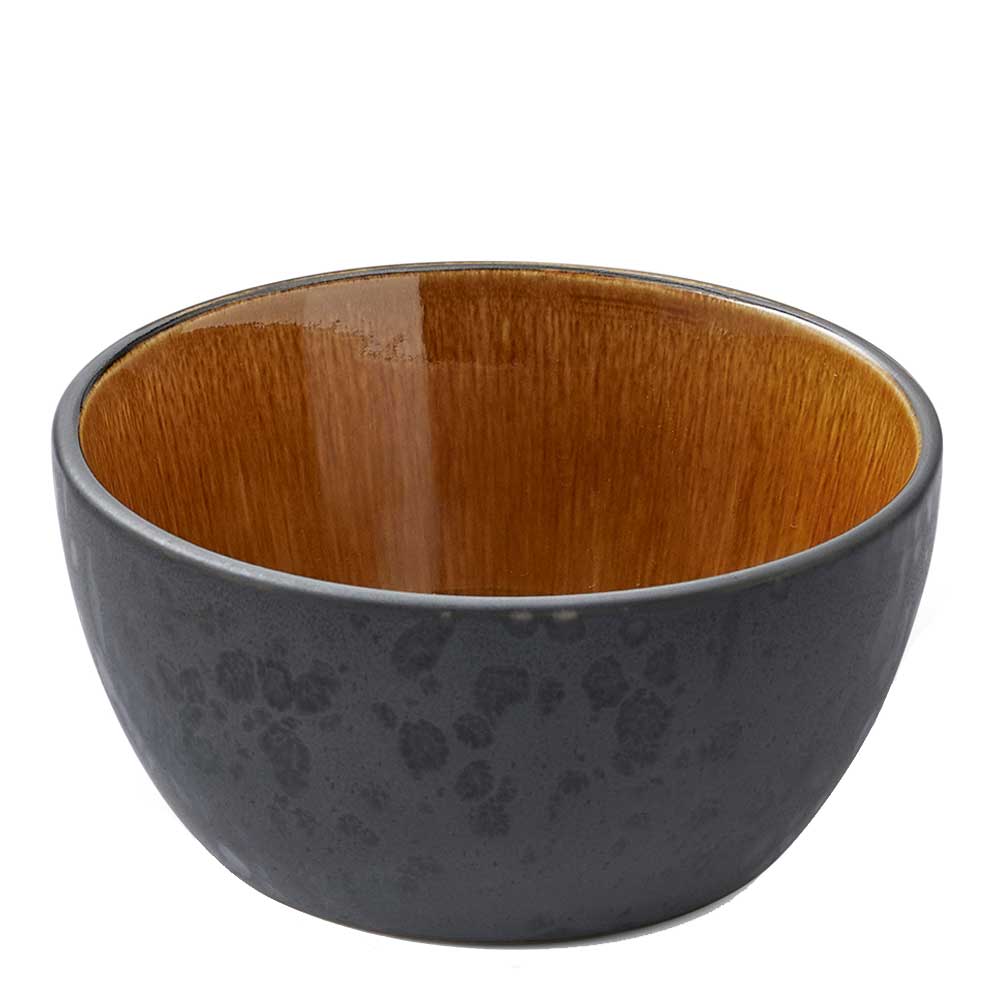 Bitz Skål 14 cm Svart/Bärnsten