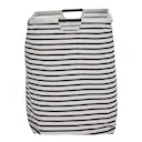 Stripes tvättpåse 40 cm svart/vit