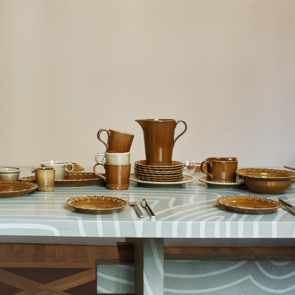 PotteryJo Tulipa dyp tallerken 23 cm 2 stk umbra