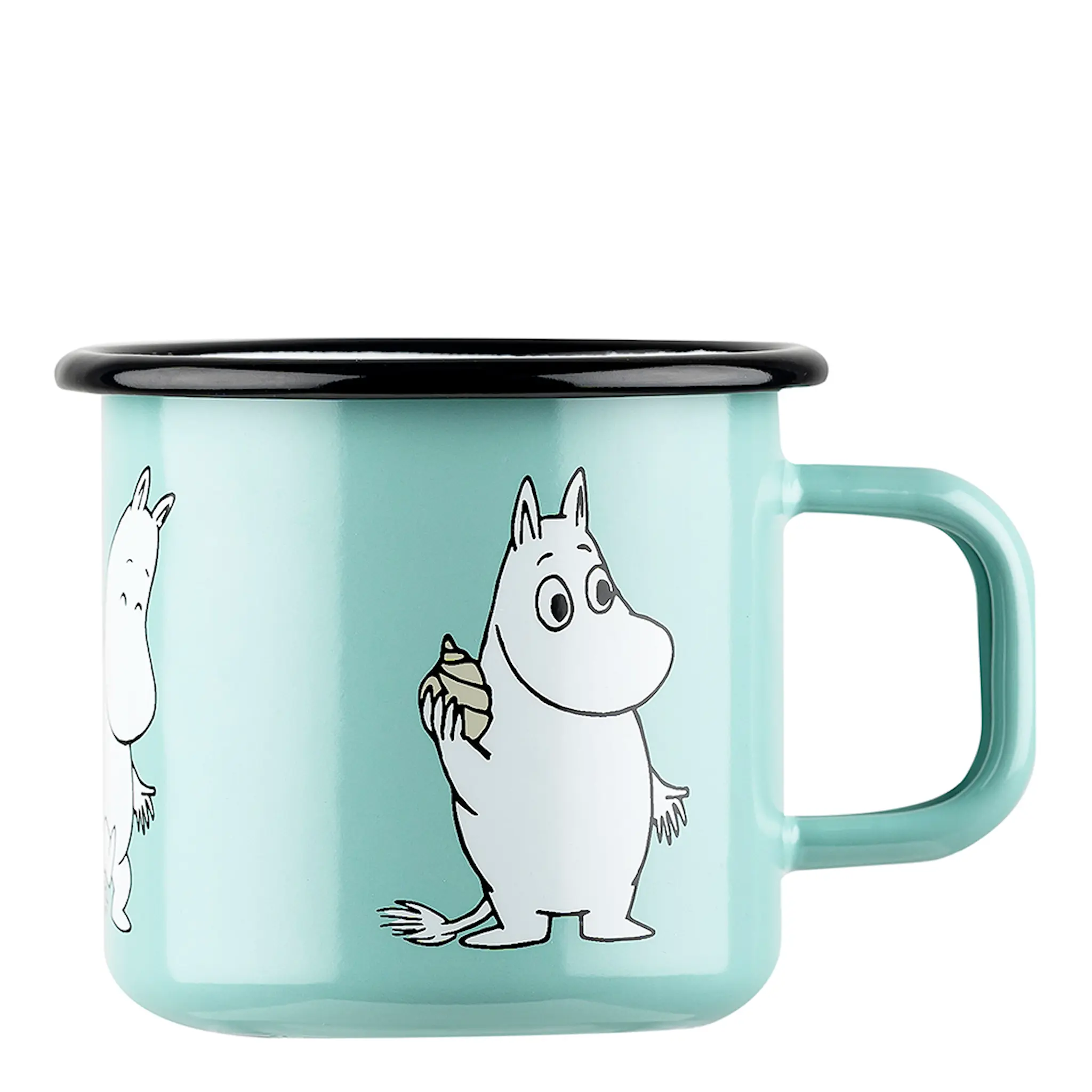 Muurla Mumin Emaljmugg Mumintrollet 37 cl Mint