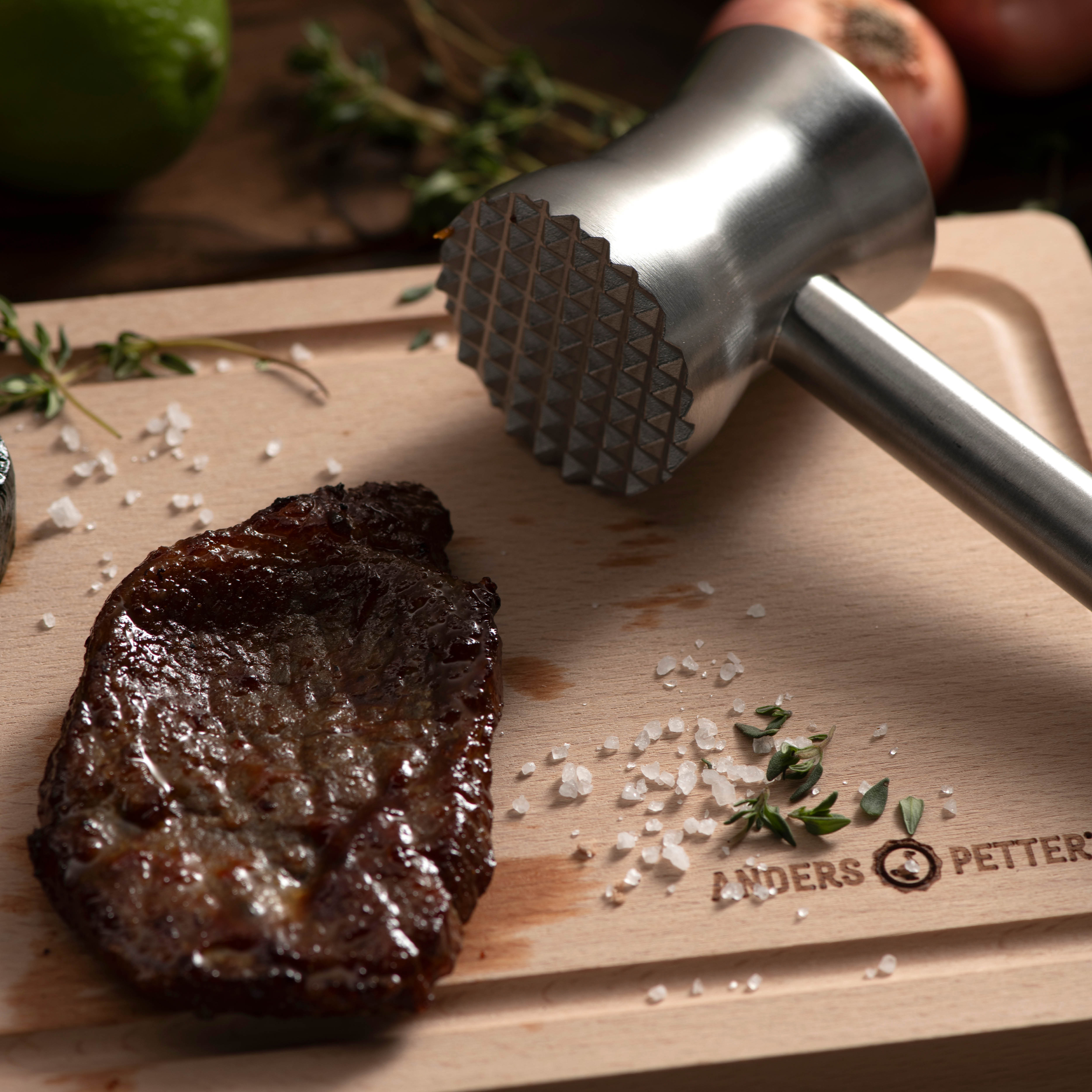 Anders Petter Steel Essentials köttklubba 24,5 cm stål