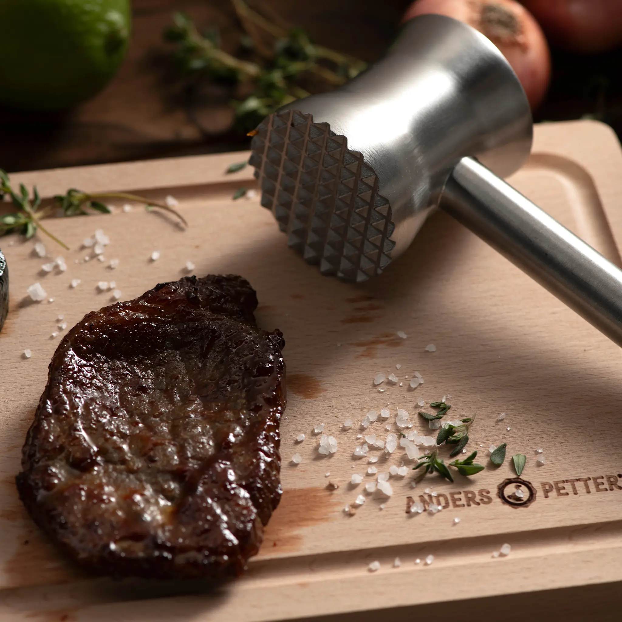 Anders Petter Steel Essentials köttklubba 24,5 cm stål