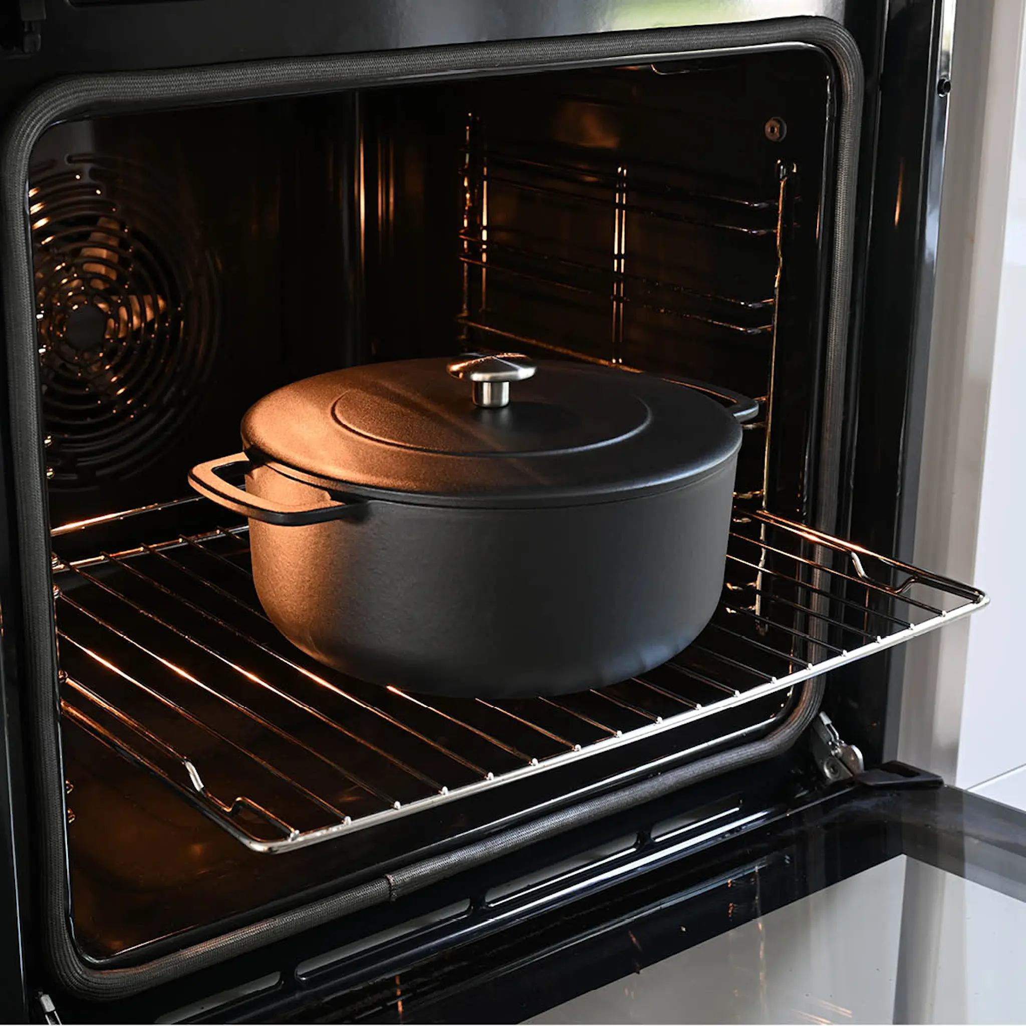 Combekk Gjutjärnsgryta 24 cm 3,8 L svart