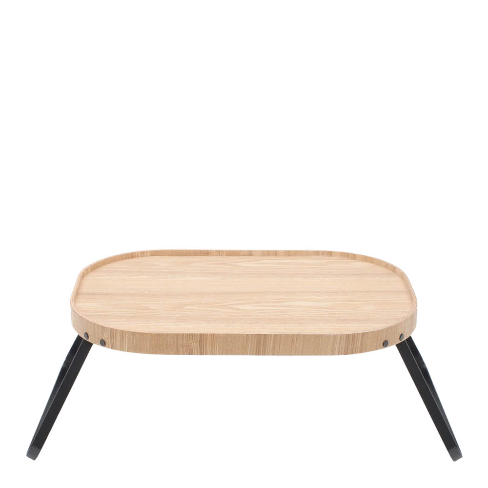 Bosign - CurveLine sänkytarjotin anti-slip 45x35 cm saarni/musta