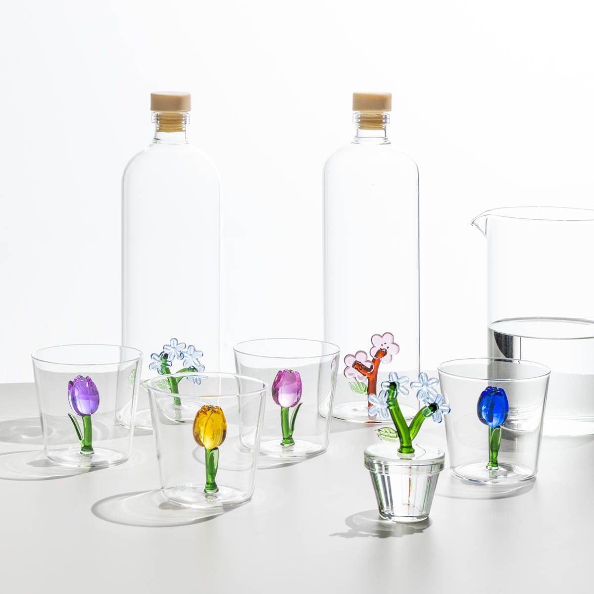 Ichendorf Milano Botanica vannglass 35 cl tulipan gul
