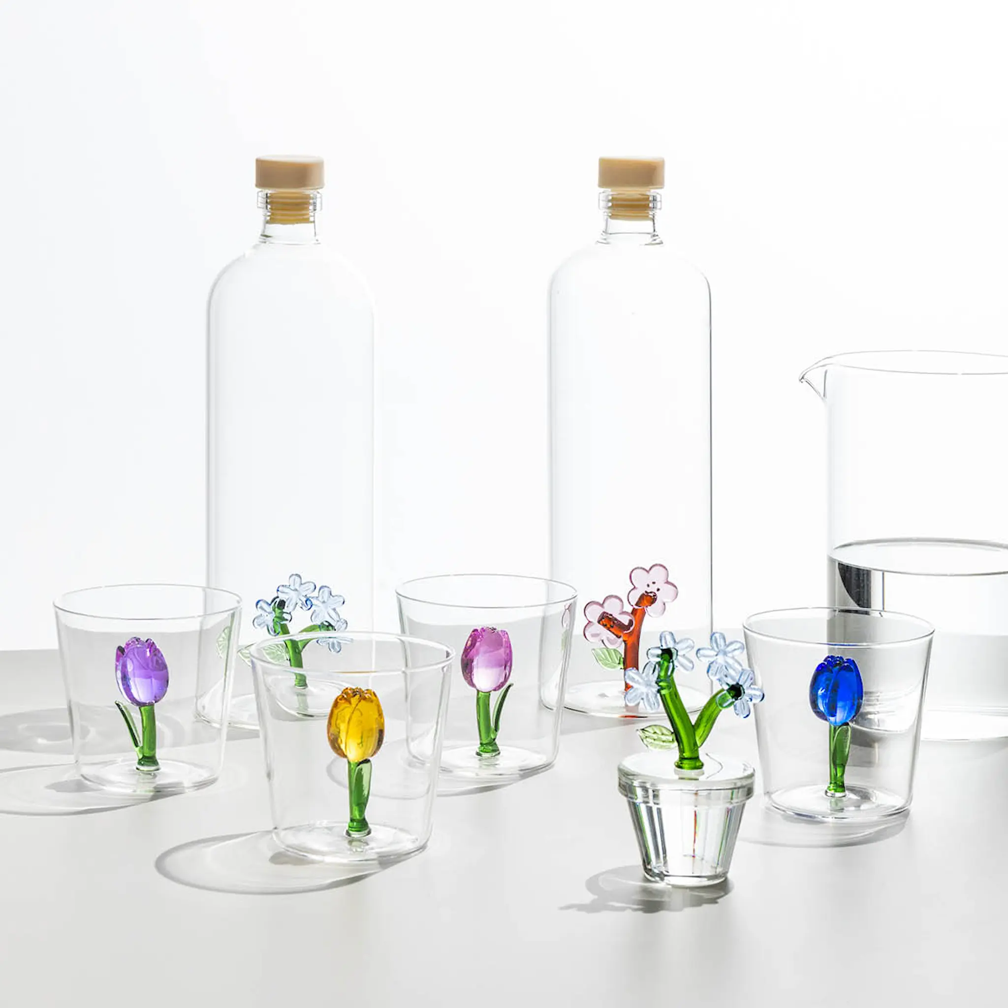 Ichendorf Milano Botanica vannglass 35 cl tulipan gul