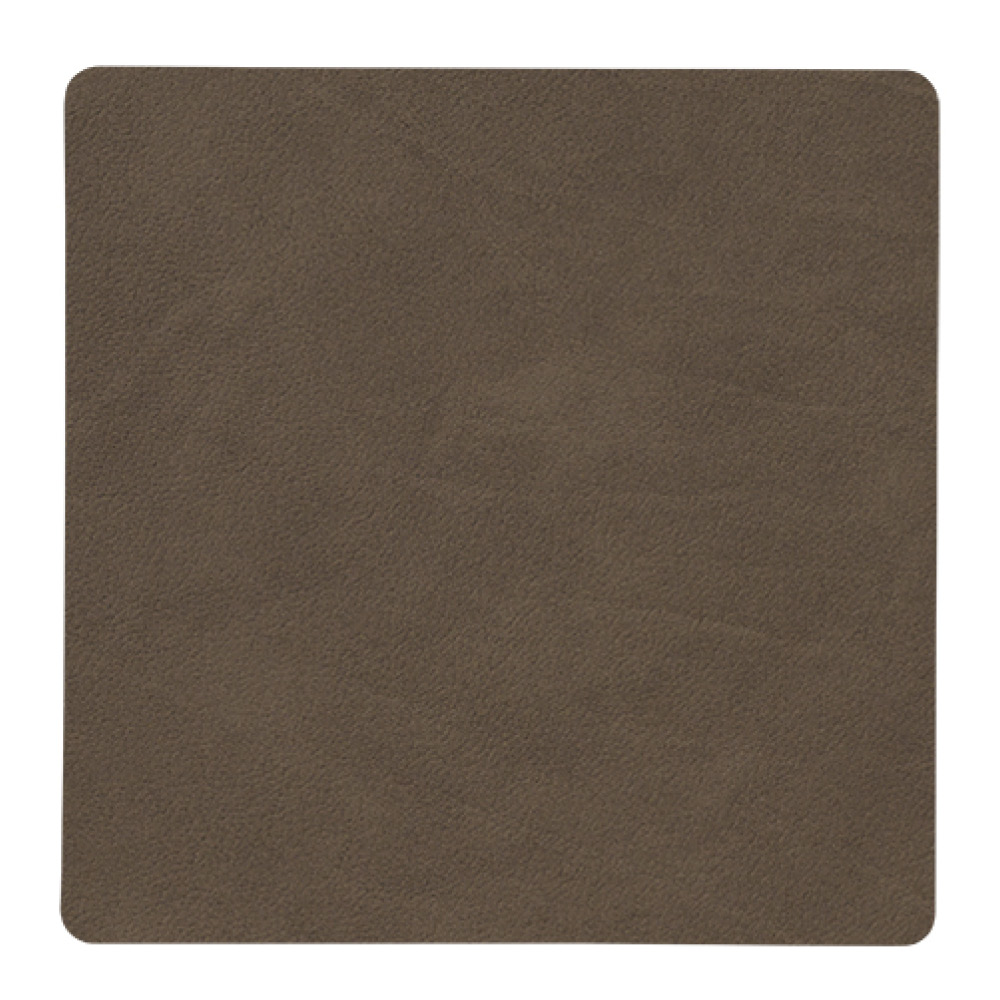 LIND DNA Nupo Square Glasunderlägg 10x10 cm Caviar