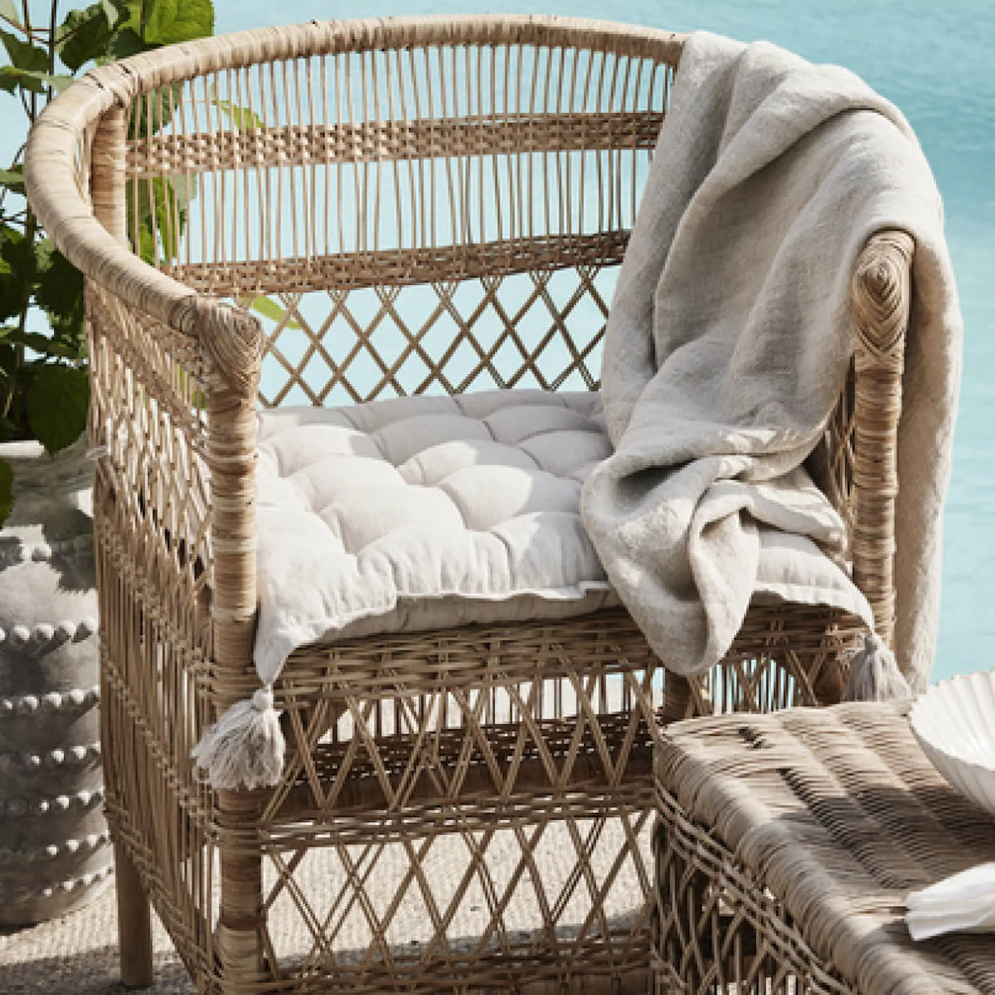 Lene Bjerre Felima Tyyny 45x45 cm Valkoinen