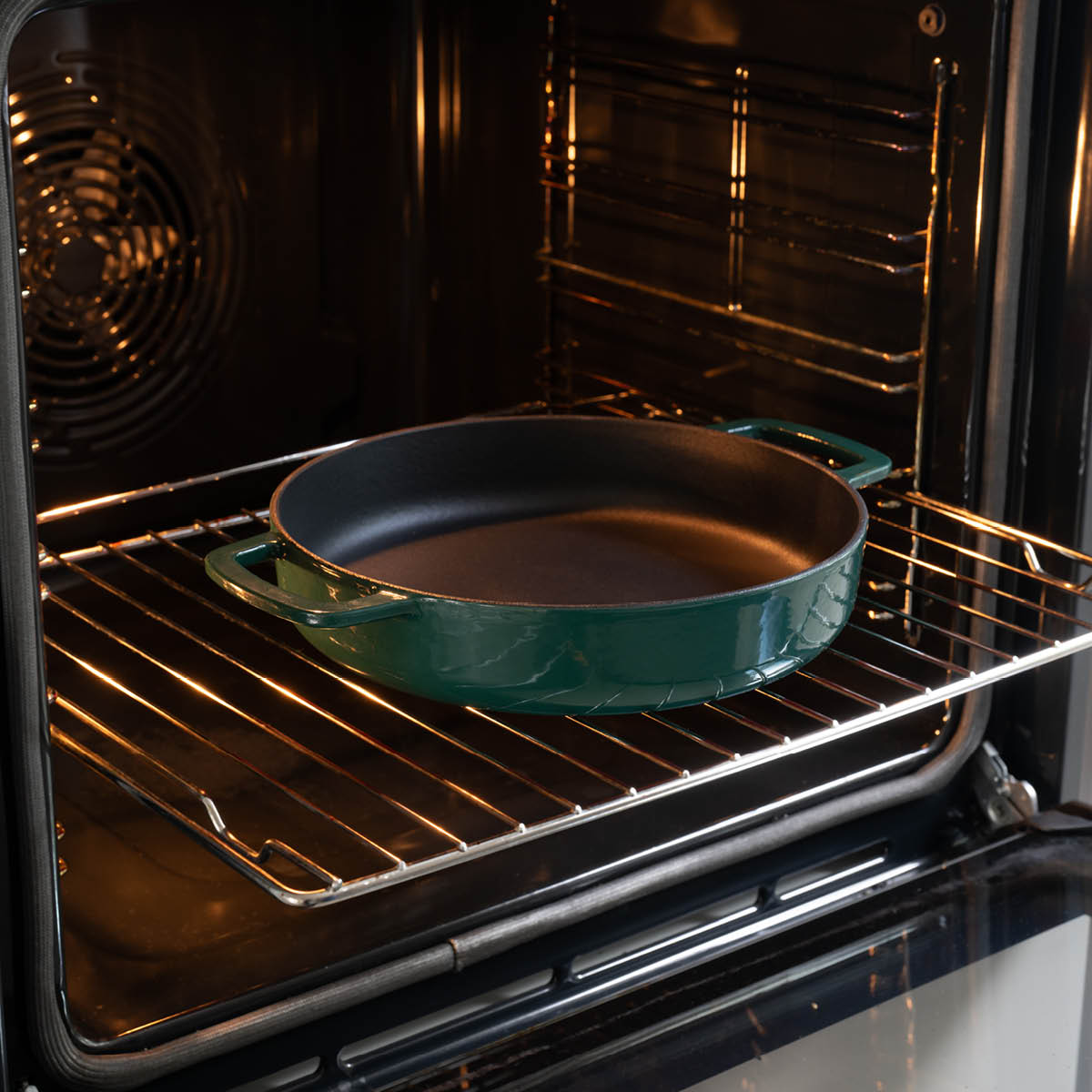 Combekk Emaloitu Valurautapannu 28 cm Holly Green