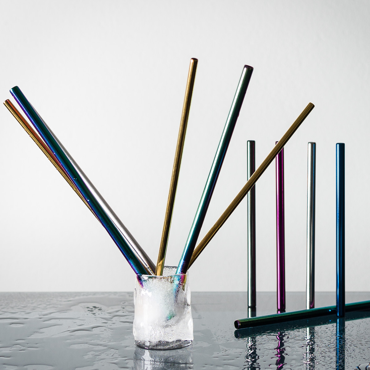 Modern House Steelpipe Pilli 15 cm Gun metal