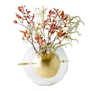 Alba Vas rund 30 cm Mässing