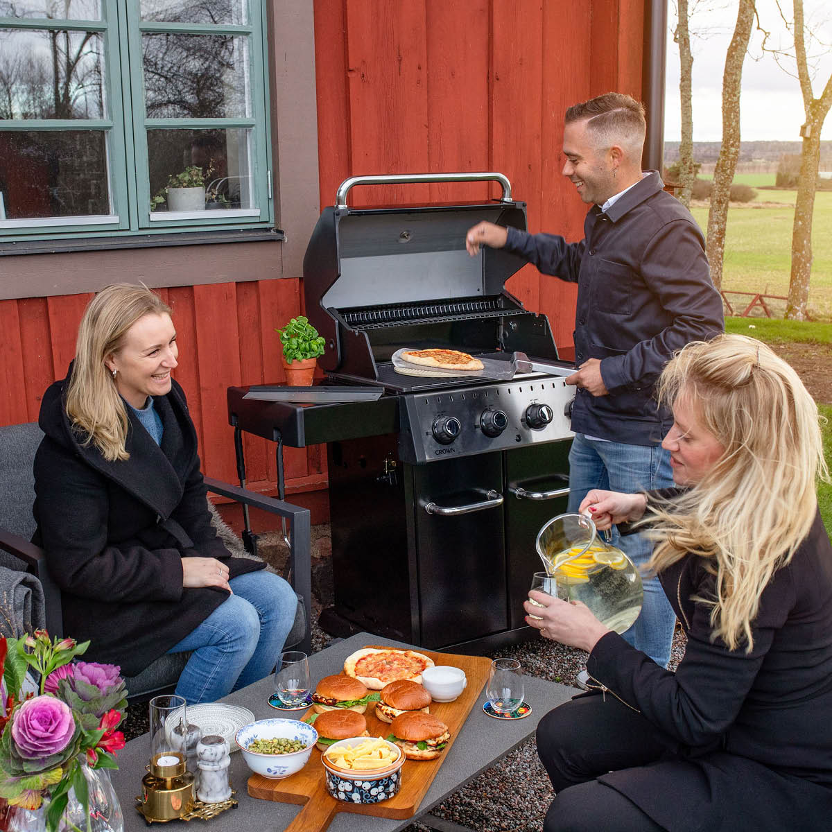 Broil King Gasolgrill Crown 420 med fyra brännare