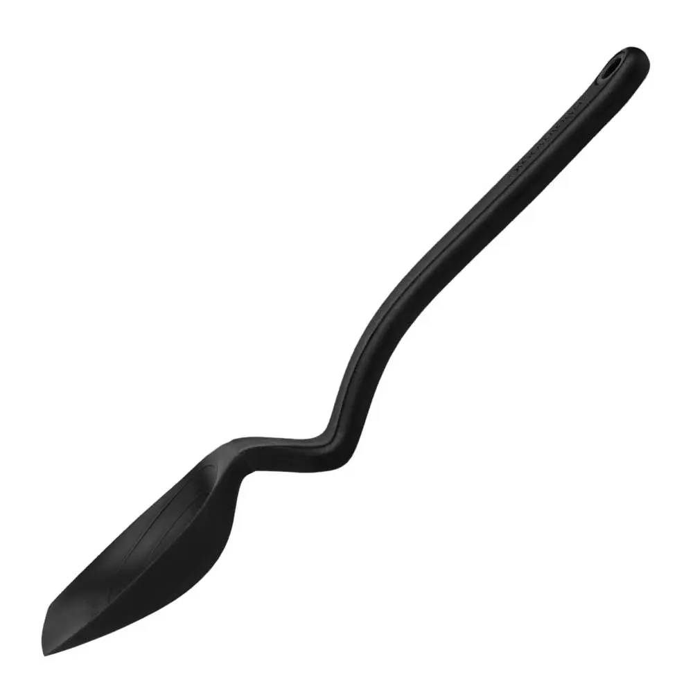 Silikonilusikka 28 cm Musta