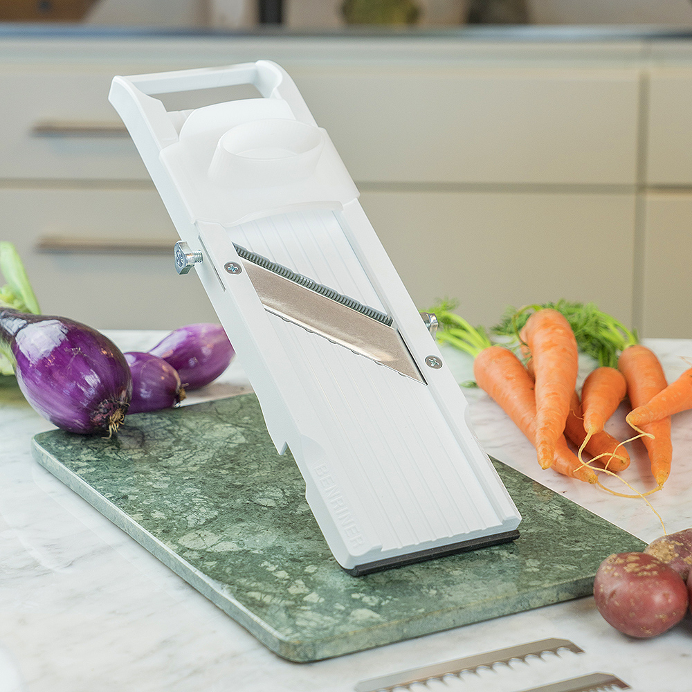 Benriner Mandoliini 6,4 cm Valkoinen