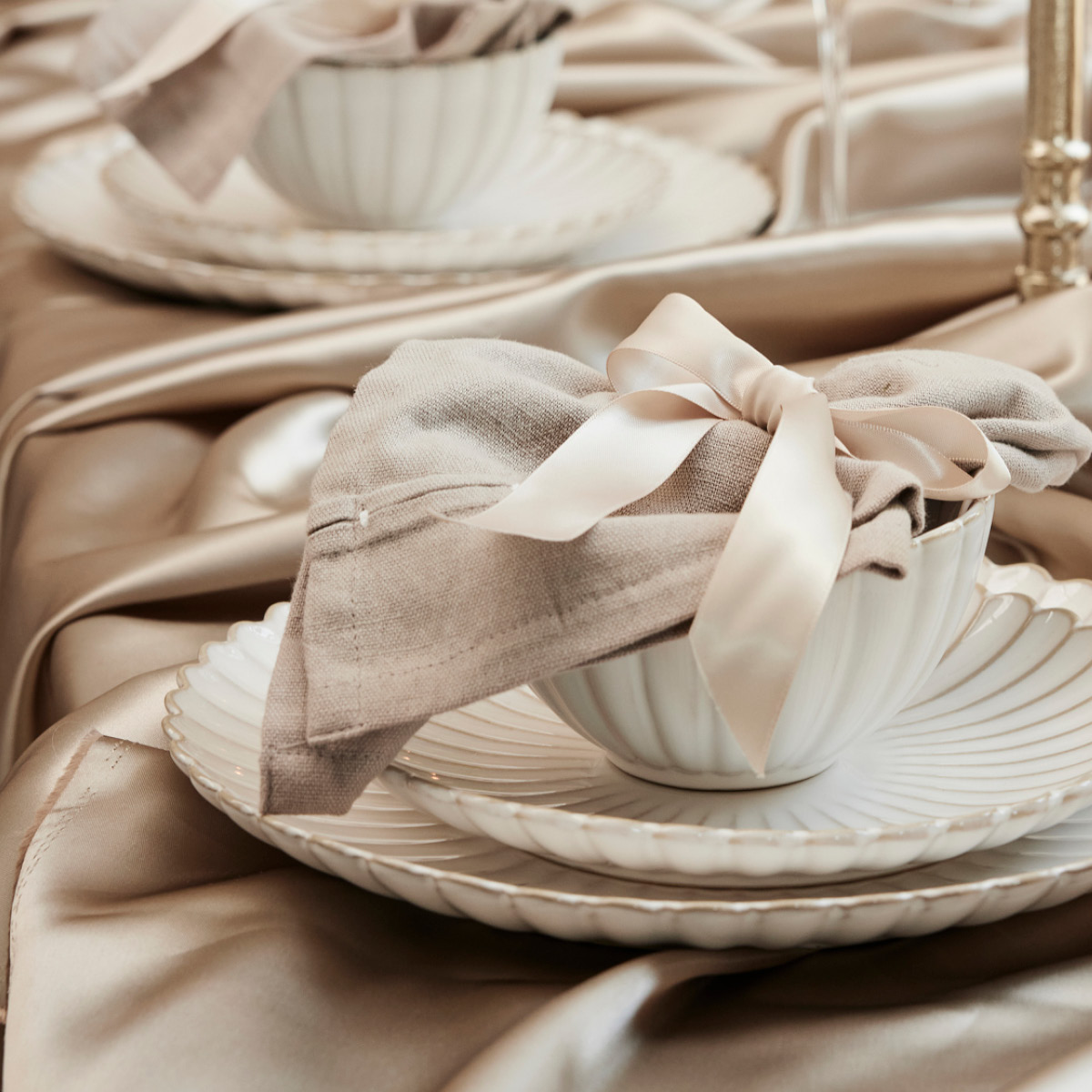 Lene Bjerre Camille Kulho 6,7x12,5 cm Luunvalkoinen