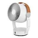 Leo bordsfläkt SL-035 vit/brun