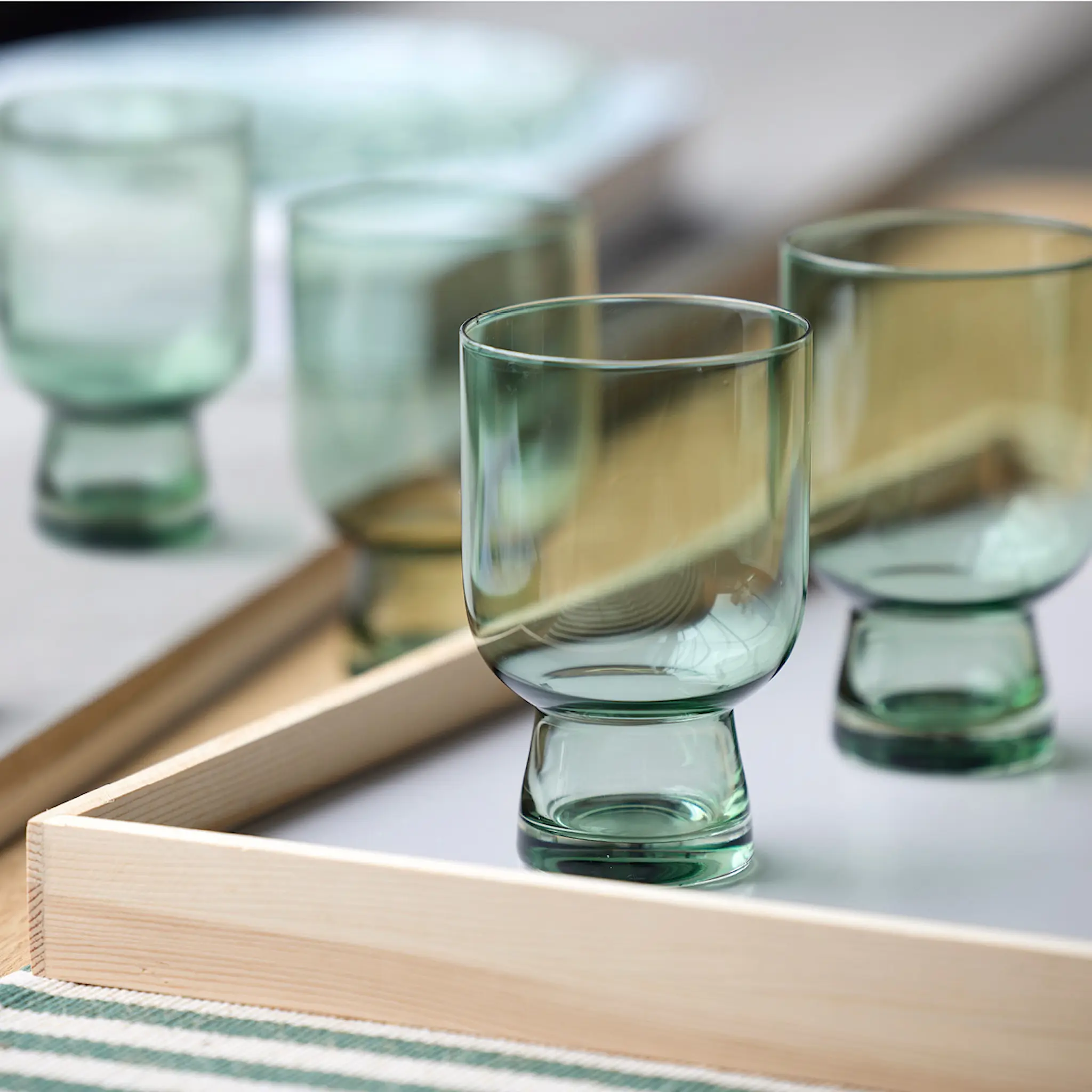 Lyngby Glas Sorrento Joumalasi 30 cl 4 kpl Vihreä