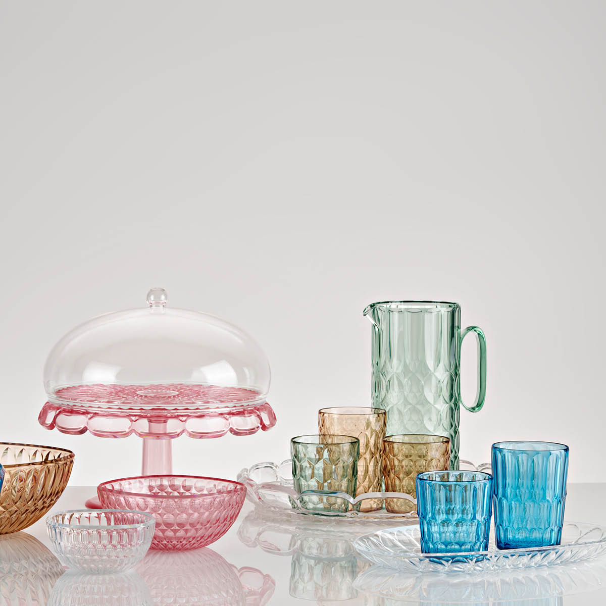 Guzzini Vanity tumbler hög 48 cl bioplast 6-pack multi