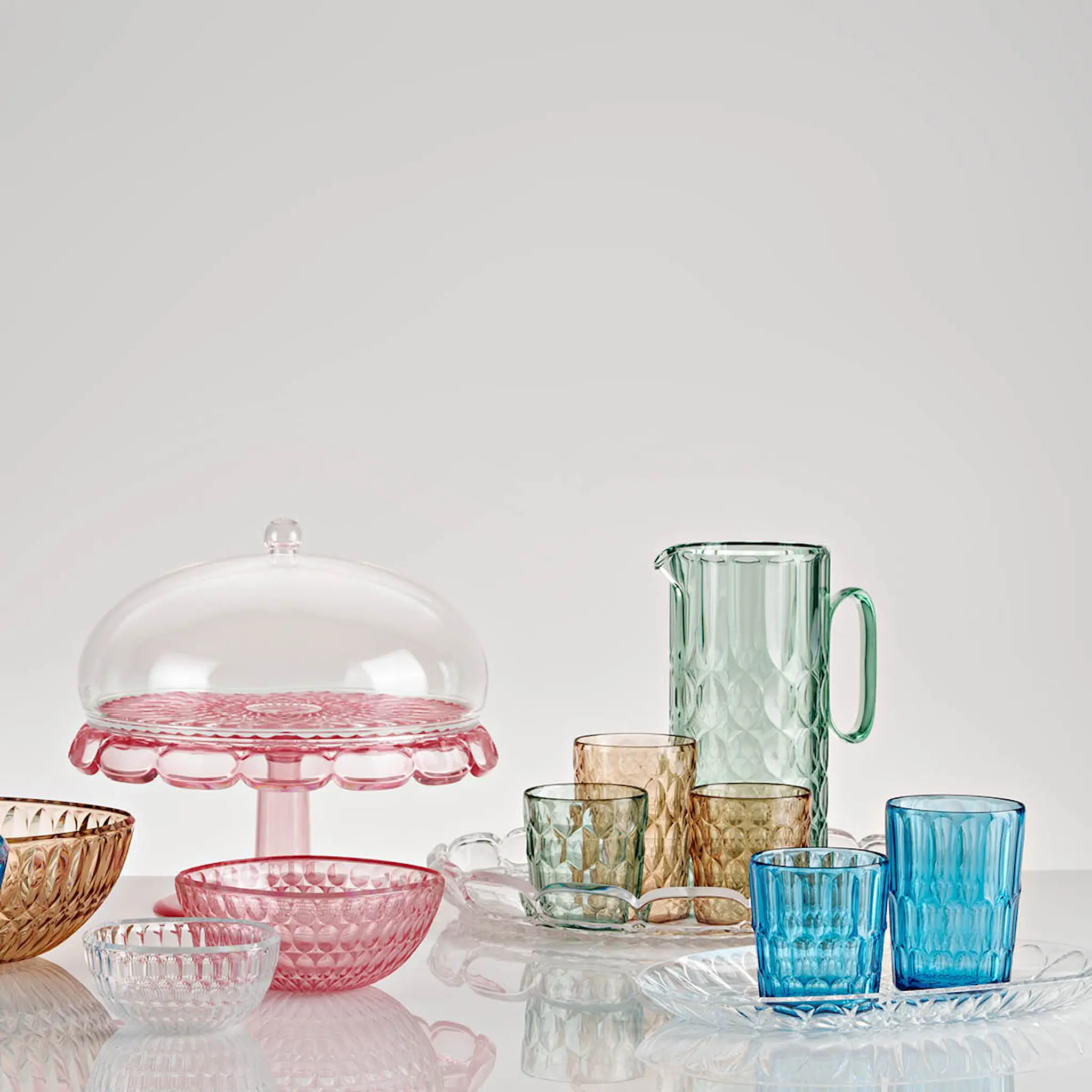 Guzzini Vanity tumbler hög 48 cl bioplast 6-pack multi