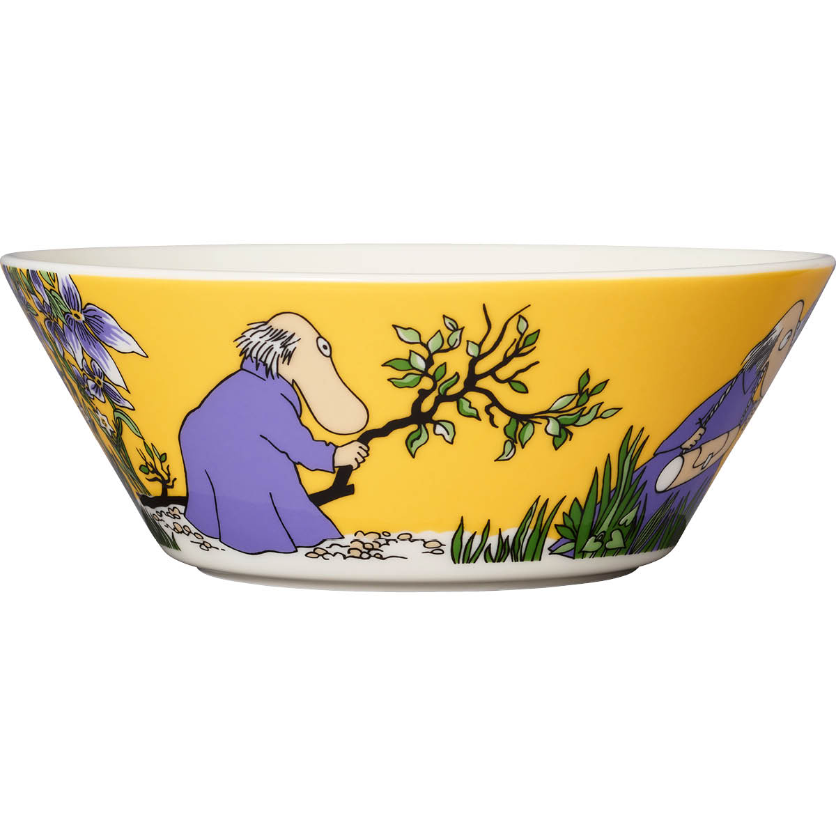 Moomin Arabia Frokostbolle 15 cm Hemulen gul