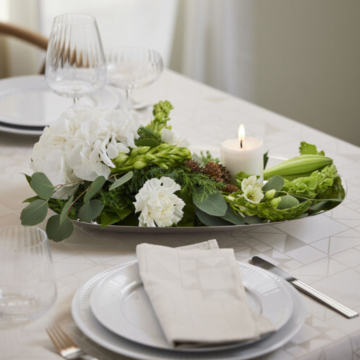 Gense Dorotea Fat 42 cm Blankt stål