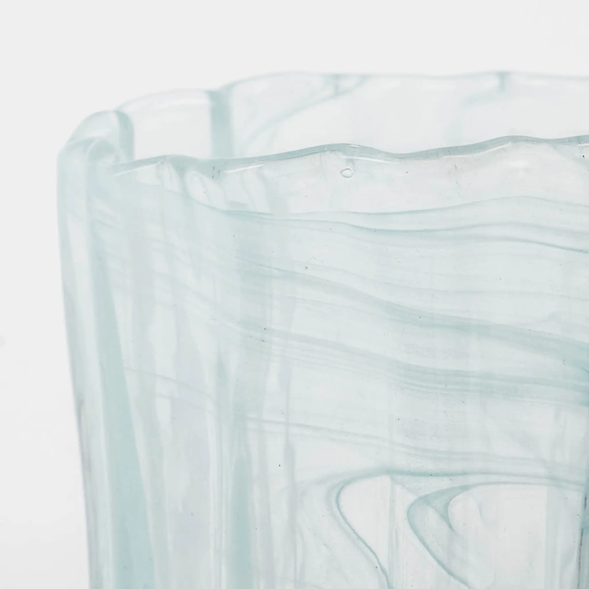 House Doctor Curl Kynttilälyhty 10x11,5 cm 2 kpl Sininen