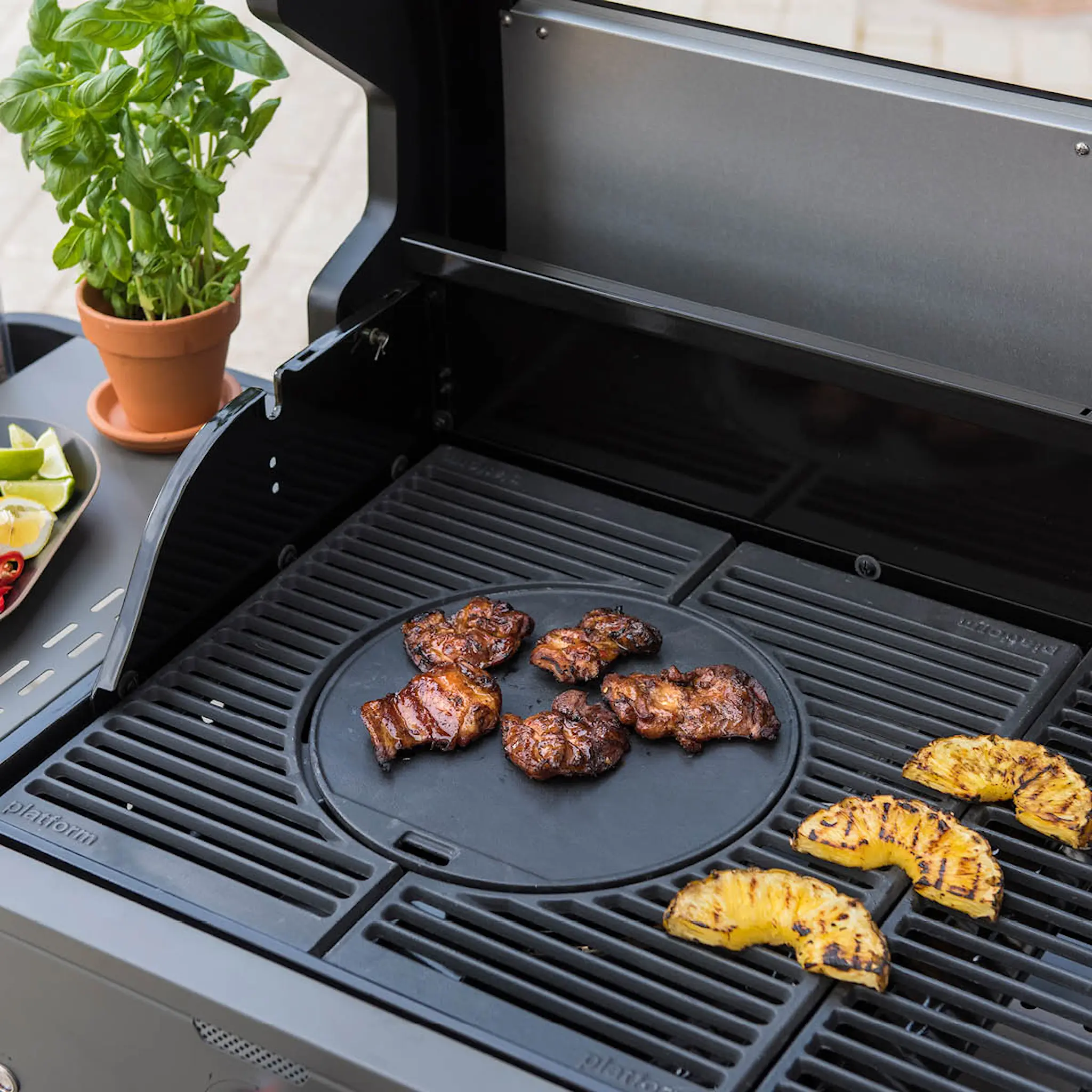 Mustang Sapphire multigrill gjutjärnsgaller 24x47,5 cm