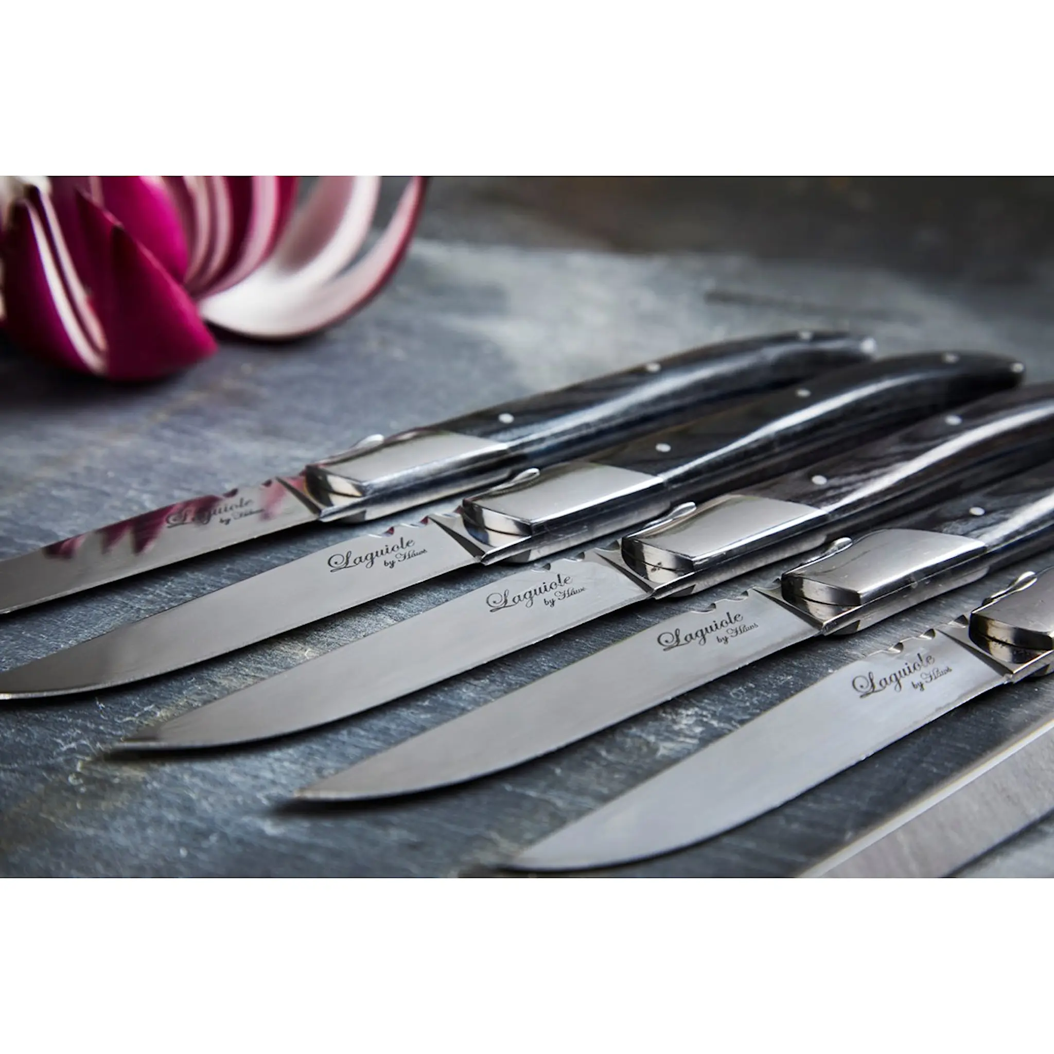 Laguiole by Hâws Laguiole by Haws Pihviveitsi 6 kpl Ibenholt