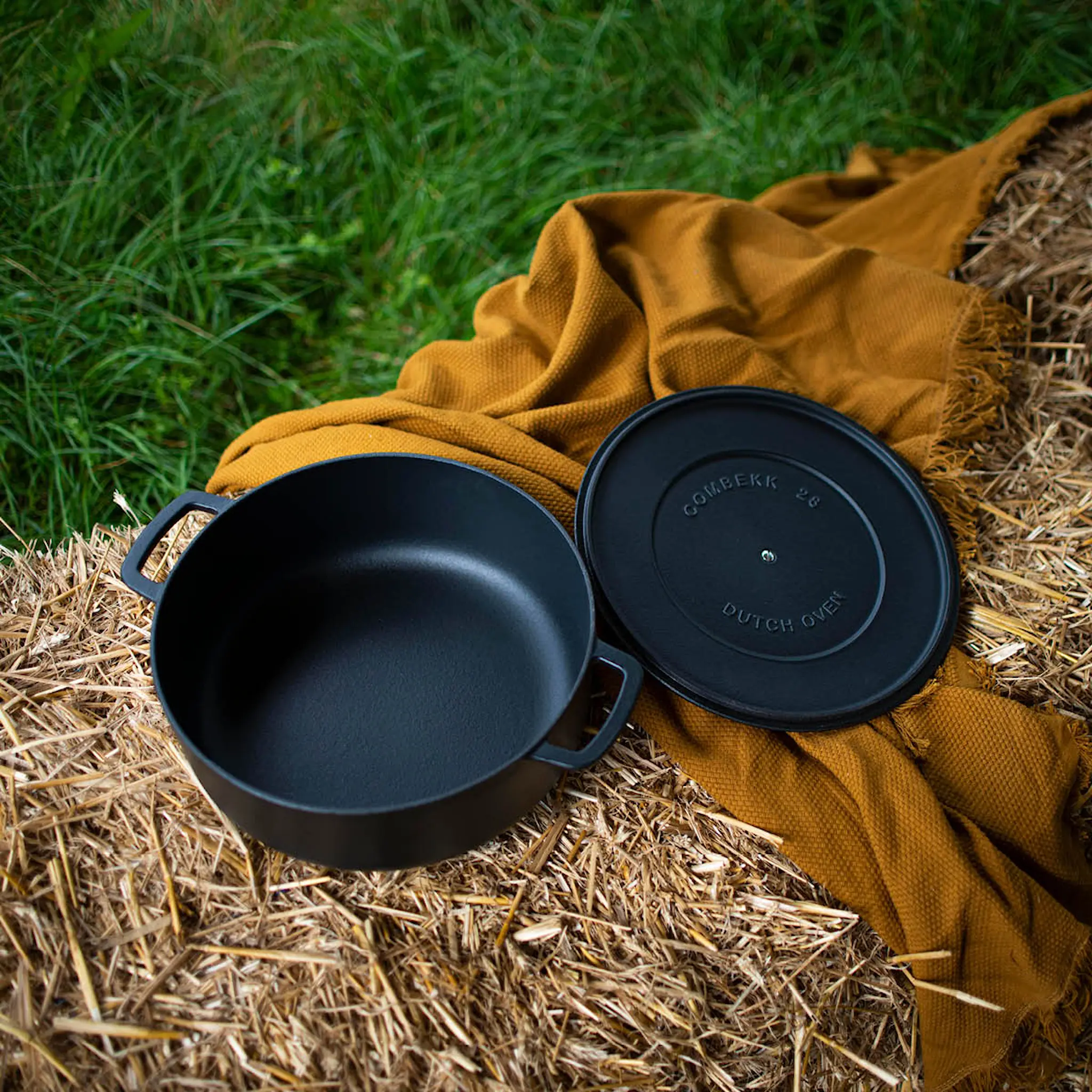 Combekk Gjutjärnsgryta 28 cm 5,3 L svart
