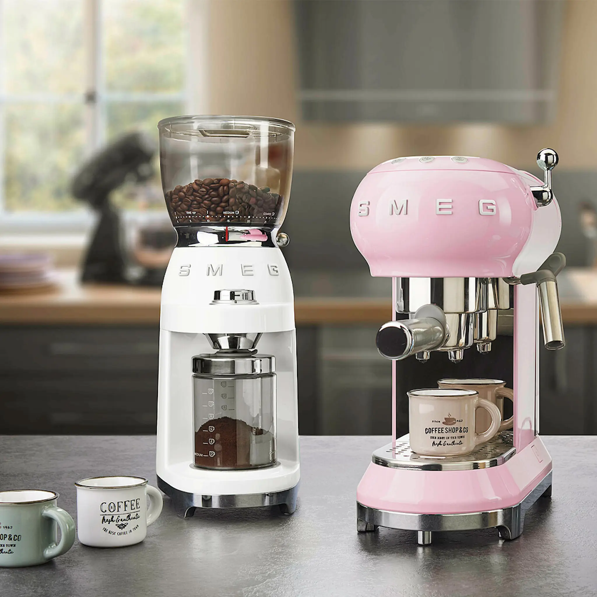 Smeg Kaffekvarn CGF11 350 g vit