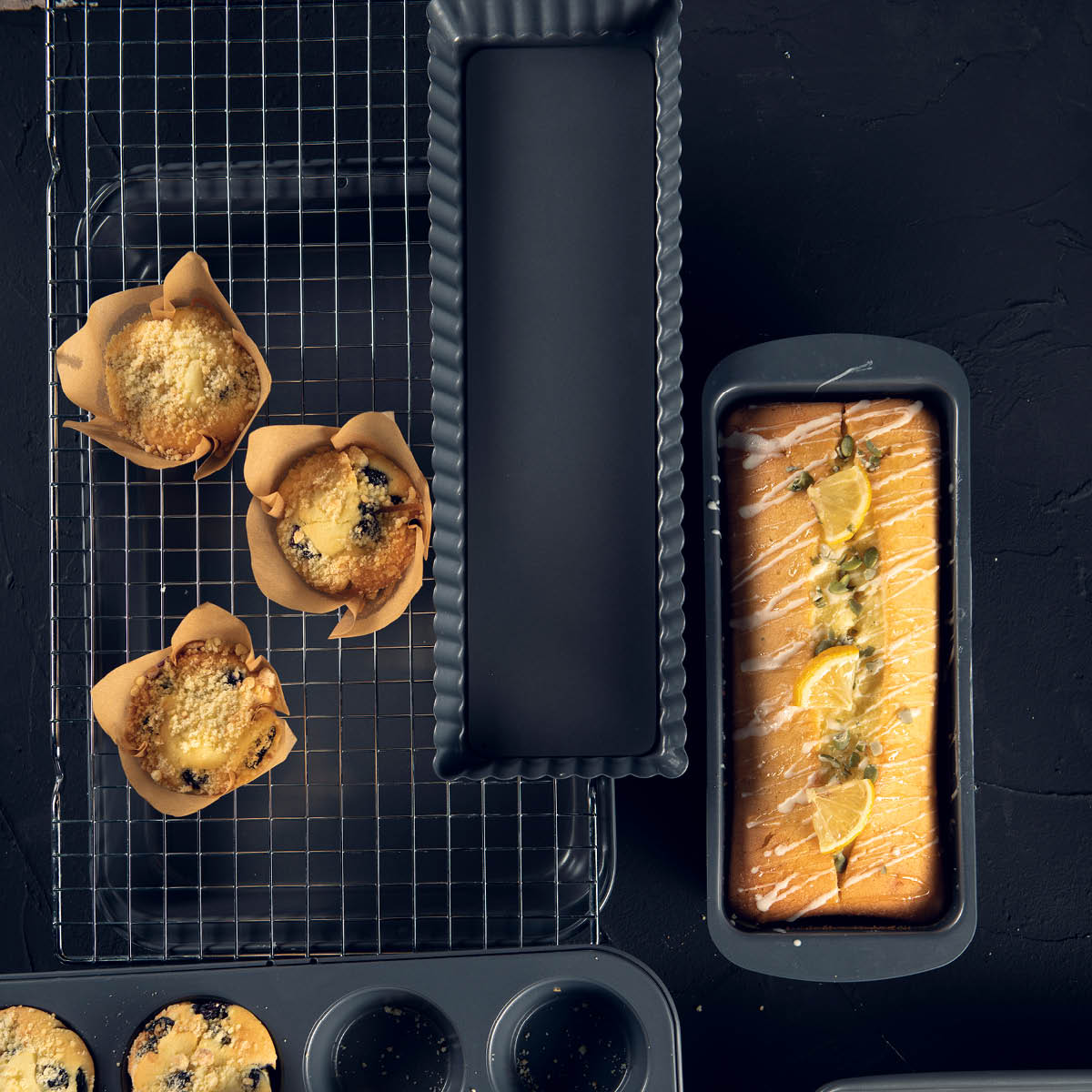 Modern House bAYk Pajform 35x11 cm 1L Kolstål