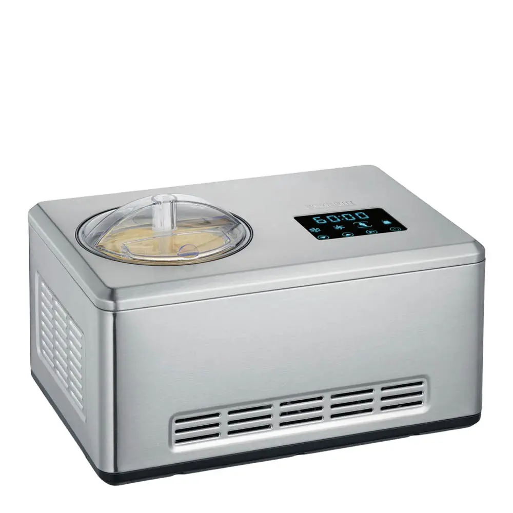 Iskremmaskin EZ7406 med yoghurtfunksjon og iskrembeholder 2 stk x 2L