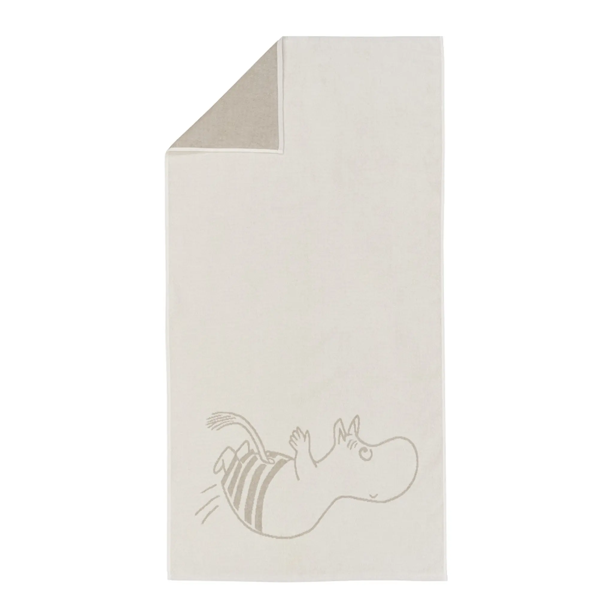 Moomin Arabia Mumin badhandduk 70x140 cm mumintrollet vit