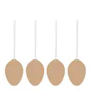 Påskpynt Ägg 4-pack Cafe au Lait
