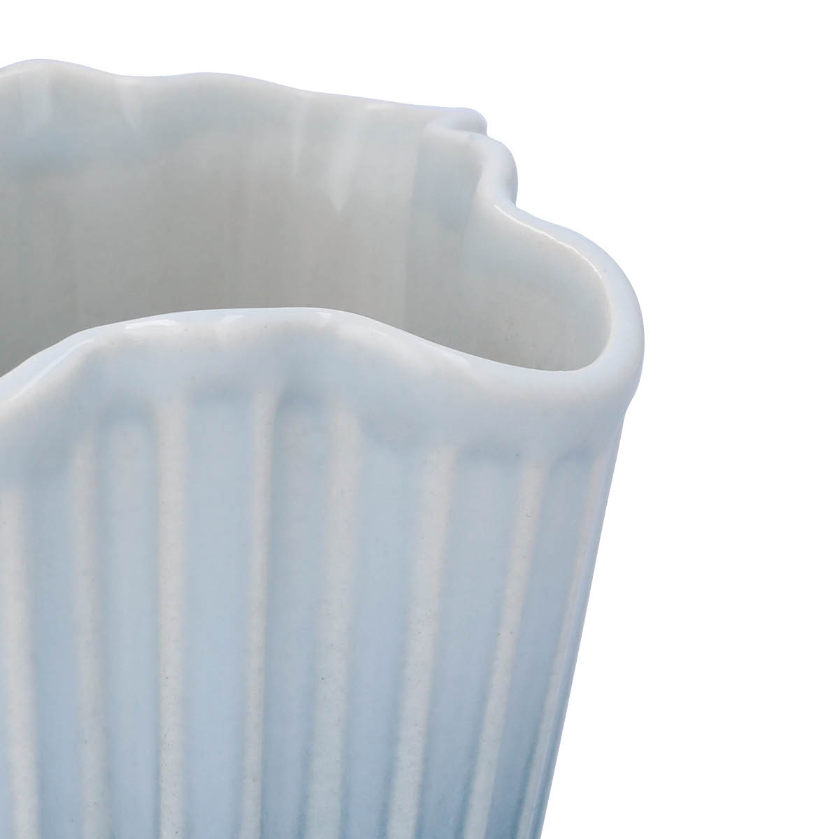 Kähler Hammershøi Unfold vas 16,5 cm blå