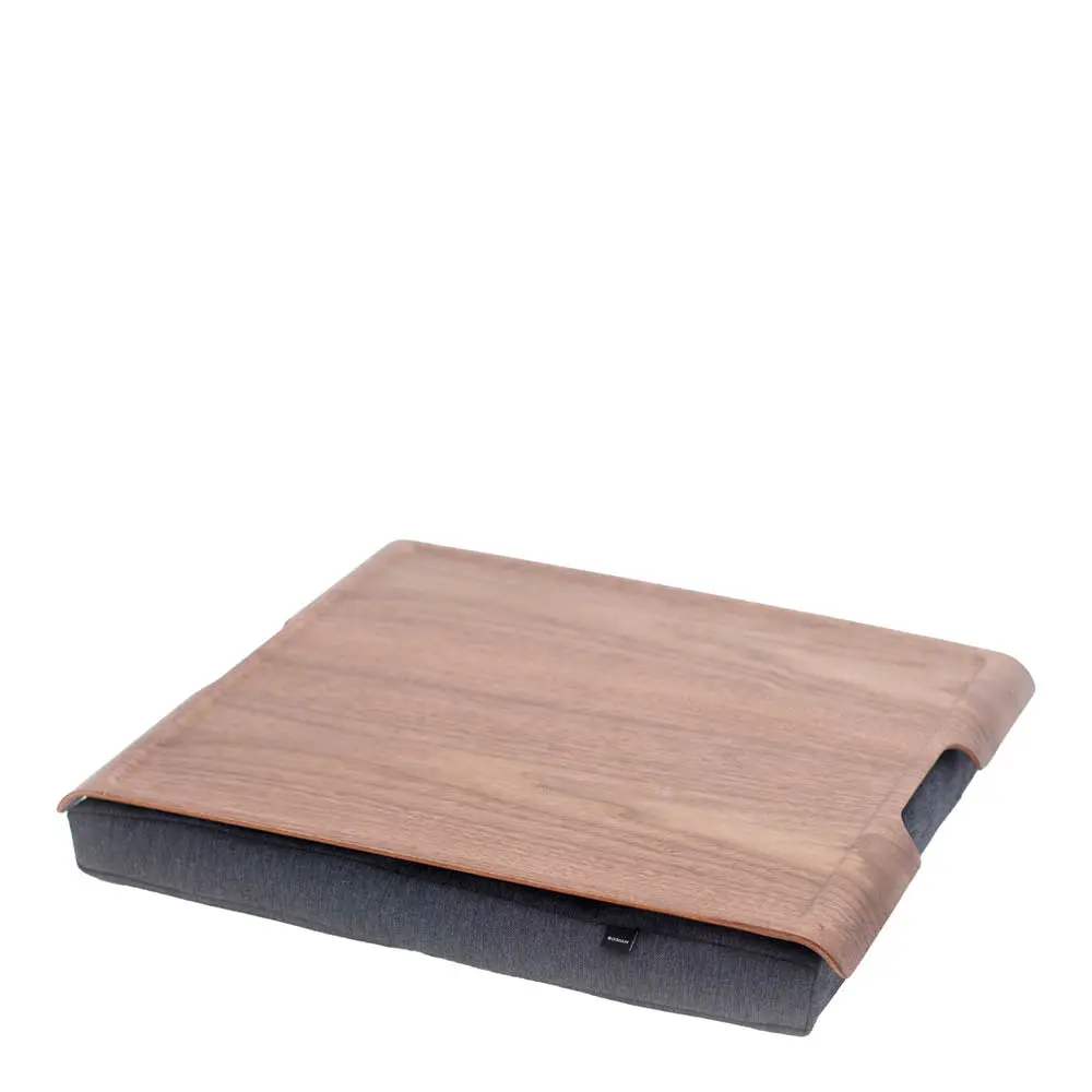 Laptray Sylitarjotin anti-slip 46x38 cm Pähkinäpuu/Harmaa