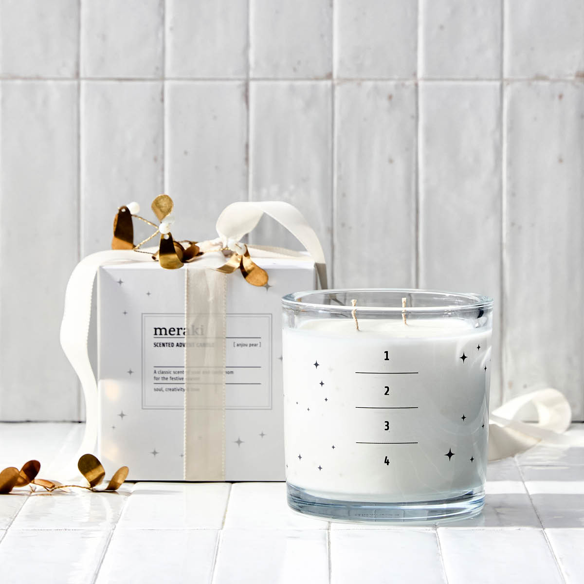 Meraki Tuoksukynttilä Advent anjou pear