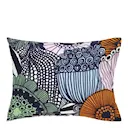 Siirtolapuutarha örngott 50x60 cm vit/mörkblå/orange