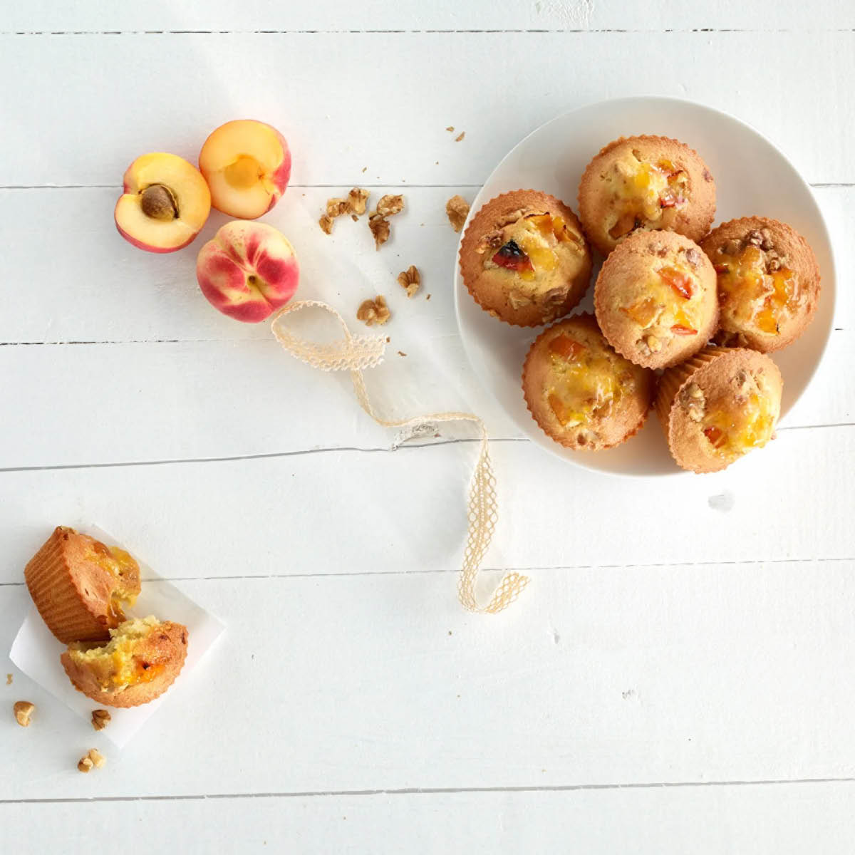 Lékué Muffinsformar i silikon 6-pack 7 cm röd