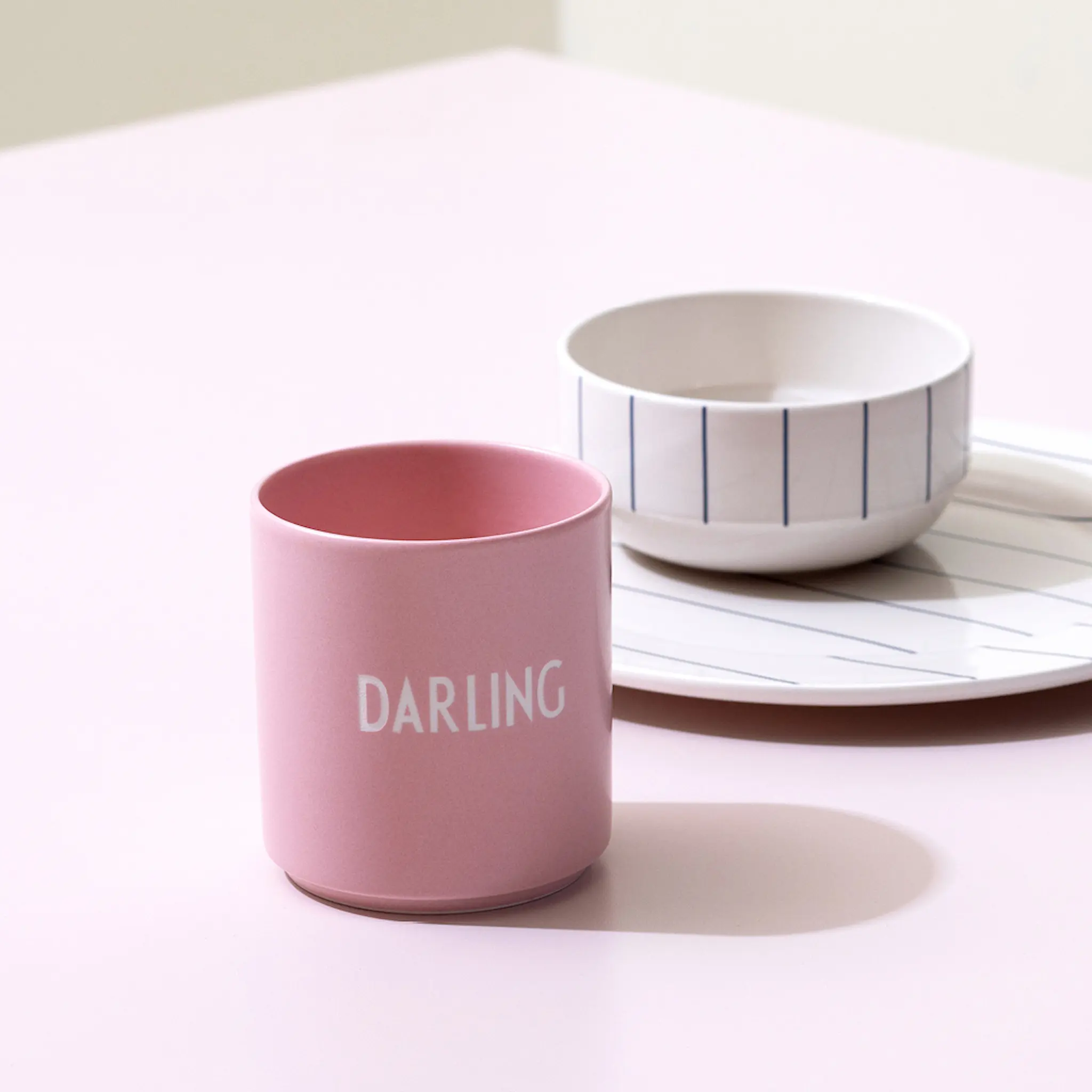 Design Letters Favourite Mugg DARLING 25 cl Creole pink