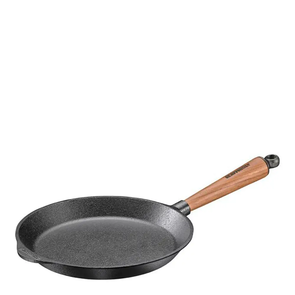 Stekepanne 24 cm med valnøtt håndtak