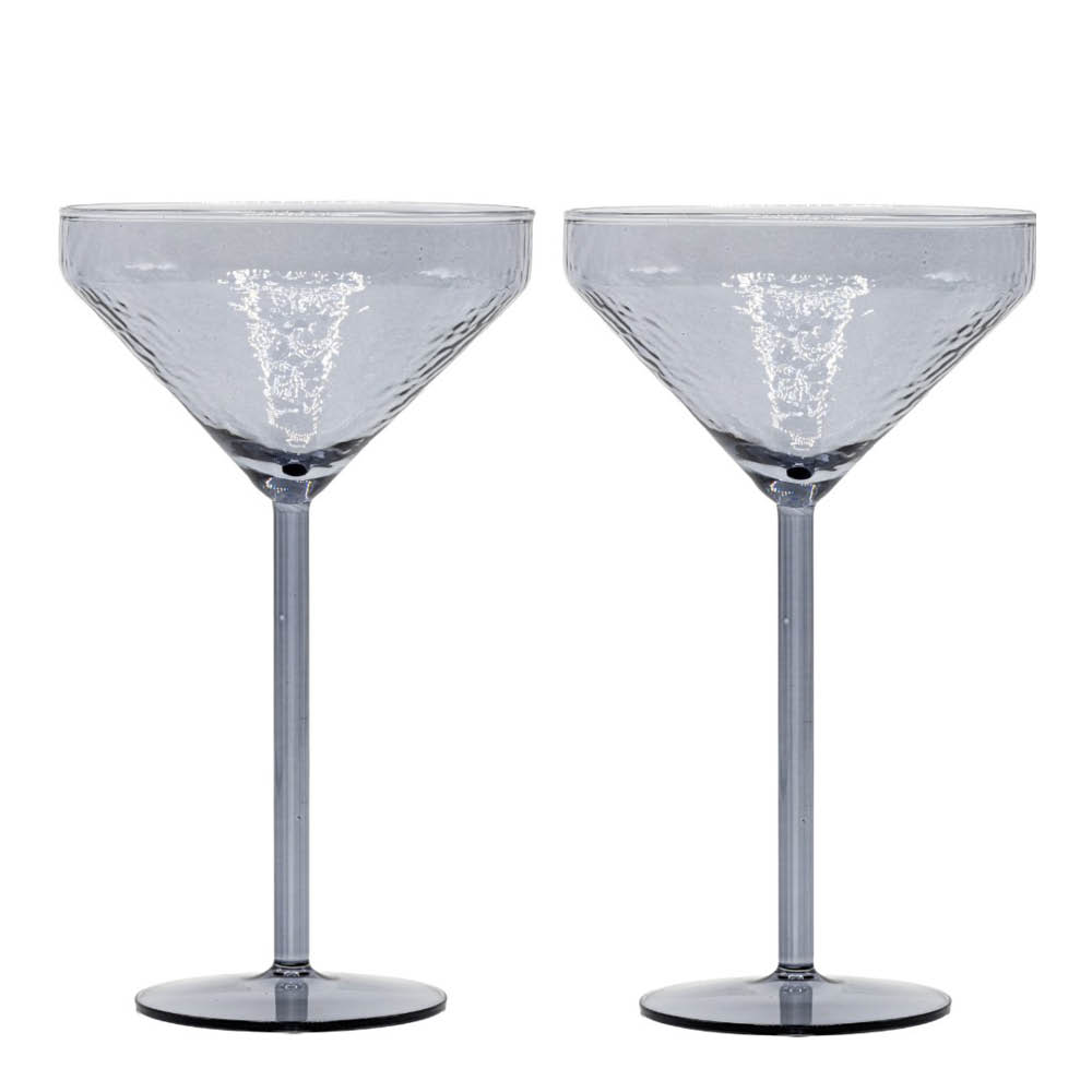 Brût Claude Cocktail-Lasi 13x21 cm 2 kpl Harmaa