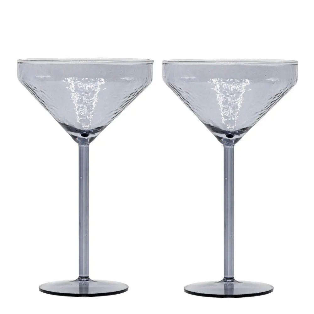 Claude Cocktail-Lasi 13x21 cm 2 kpl Harmaa