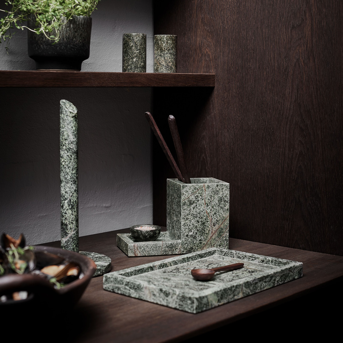 Muubs Vita diskställ 11x21 cm Mörk grå