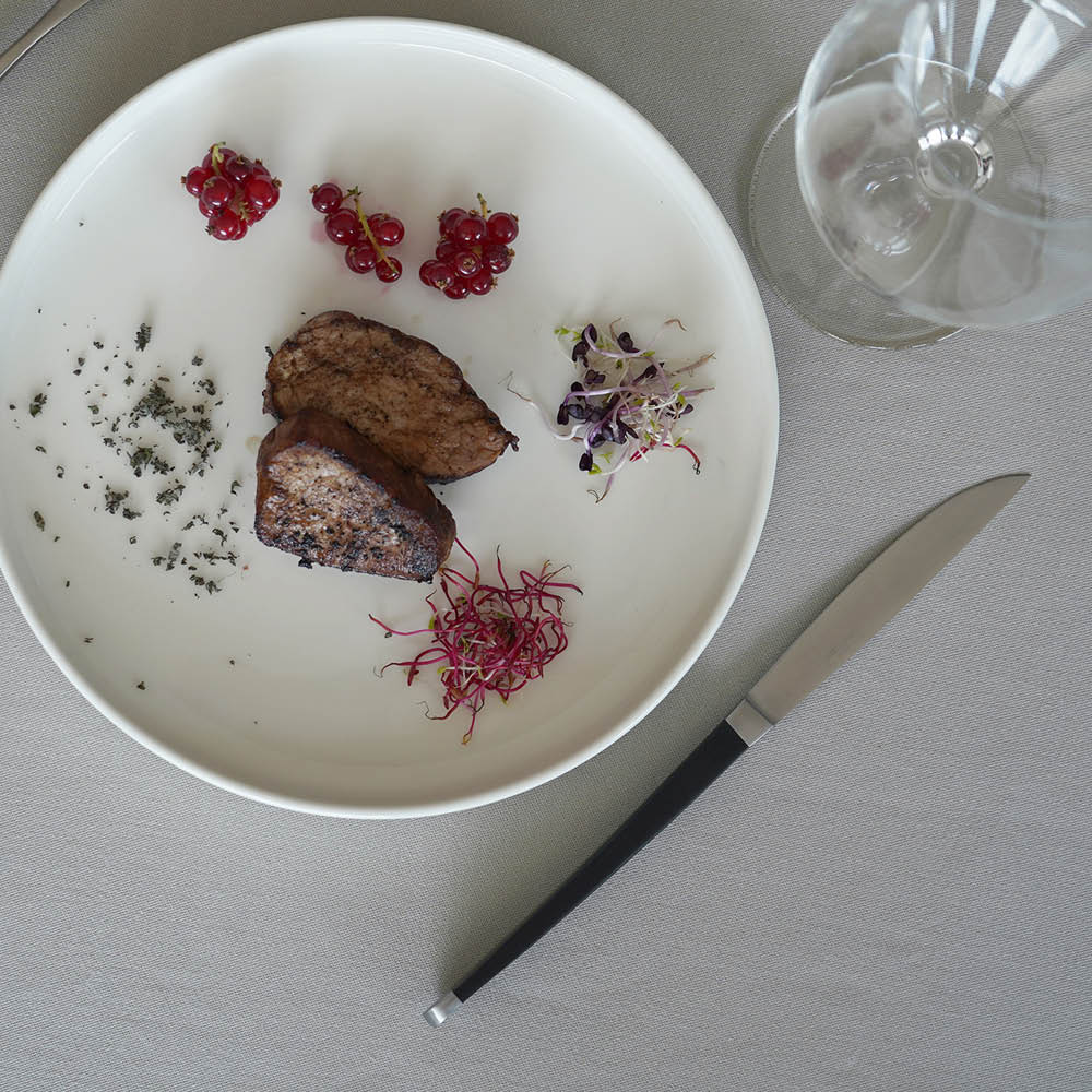 Pintinox Audrey grillkniv 23,5 cm 6-pack svart