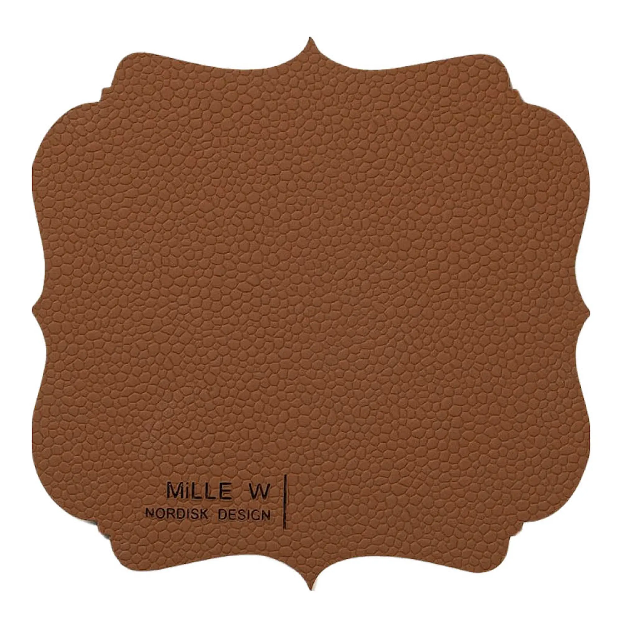 MiLLE W NORDISK DESIGN Vintage Lasinalunen 12x12 cm Ruskea